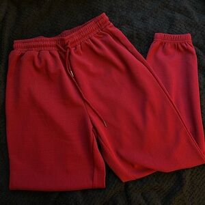 Red/Burgundy Joggers
